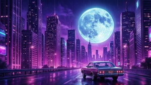 Neon City Dreamscape