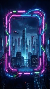 Neon City Frame
