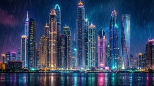 Neon City Night