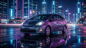 Neon City Prius