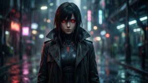 Neon City Rain