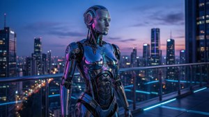Neon City Sentinel