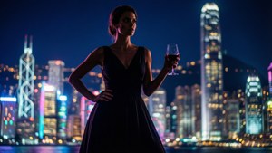 Neon City Silhouette