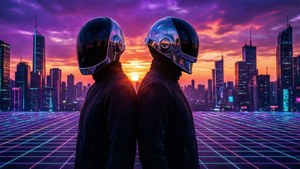 Neon City Sunset Duo