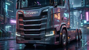 Neon City Truck