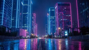 Neon Cityscape