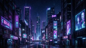 Neon Cityscape