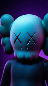 Neon Companion Close-Up
