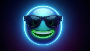 Neon Cool Emoji