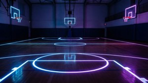 Neon Court Glow