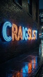 Neon Craigslist Sign