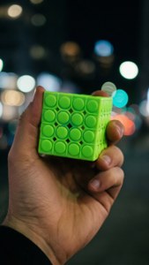 Neon Cube Night