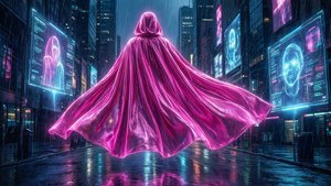 Neon Cyber Cape