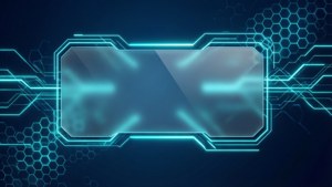 Neon Cyber Grid Banner
