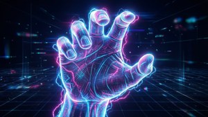 Neon Cyber Hand