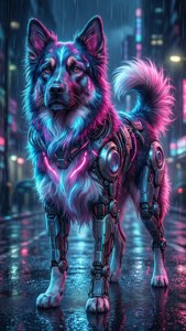 Neon Cyber Hound