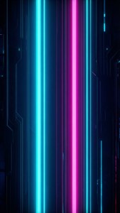 Neon Cyber Stripes