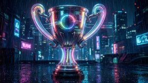 Neon Cyber Trophy