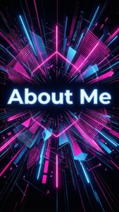 Neon Cyberpunk About Me