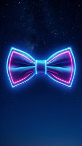 Neon Cyberpunk Bowtie