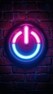 Neon Cyberpunk Button