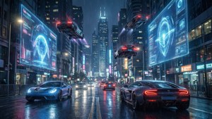 Neon Cyberpunk City