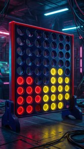 Neon Cyberpunk Connect 4