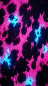 Neon Cyberpunk Cowhide