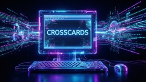 Neon Cyberpunk Crosscards