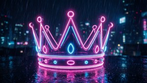 Neon Cyberpunk Crown
