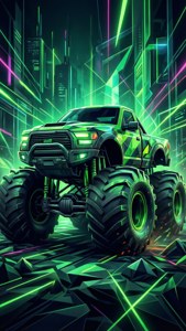 Neon Cyberpunk Digger