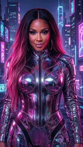Neon Cyberpunk Doja Cat