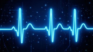 Neon Cyberpunk EKG
