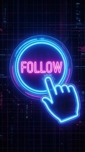 Neon Cyberpunk Follow
