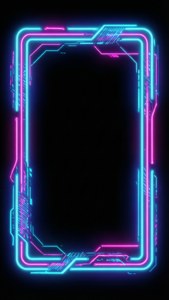 Neon Cyberpunk Frame
