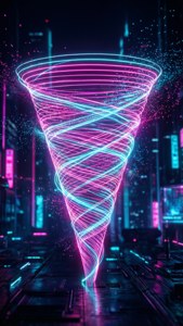 Neon Cyberpunk Funnel