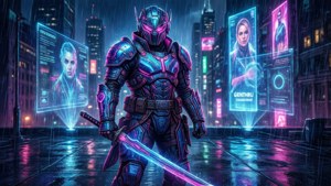 Neon Cyberpunk Genthru