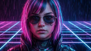 Neon Cyberpunk Girl