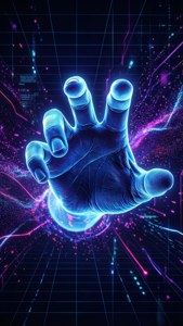 Neon Cyberpunk Grasp