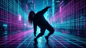 Neon Cyberpunk Griddy