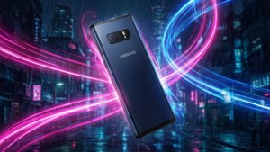 Neon Cyberpunk Note 8