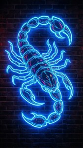 Neon Cyberpunk Scorpio