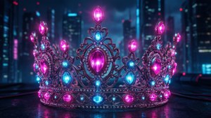 Neon Cyberpunk Tiara