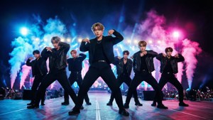 Neon Dance Formation
