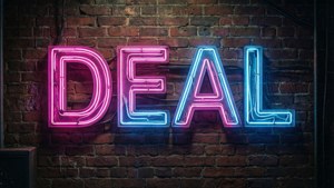 Neon Deal Sign