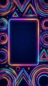 Neon Design Frame