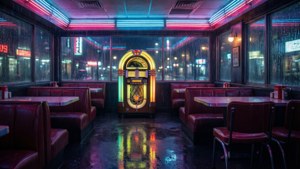 Neon Diner Night