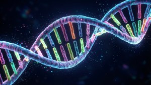 Neon DNA Helix