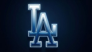 Neon Dodgers Logo