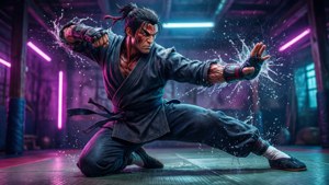 Neon Dojo Duel